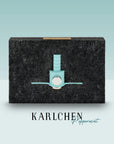 Zuschneidehilfe Karlchen in hellblauer Farbe